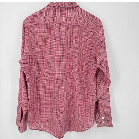 Vintage McGregor Long Sleeve Shirt Mens Medium Scotset Plaid Red Made In USA - Picture 3 of 6